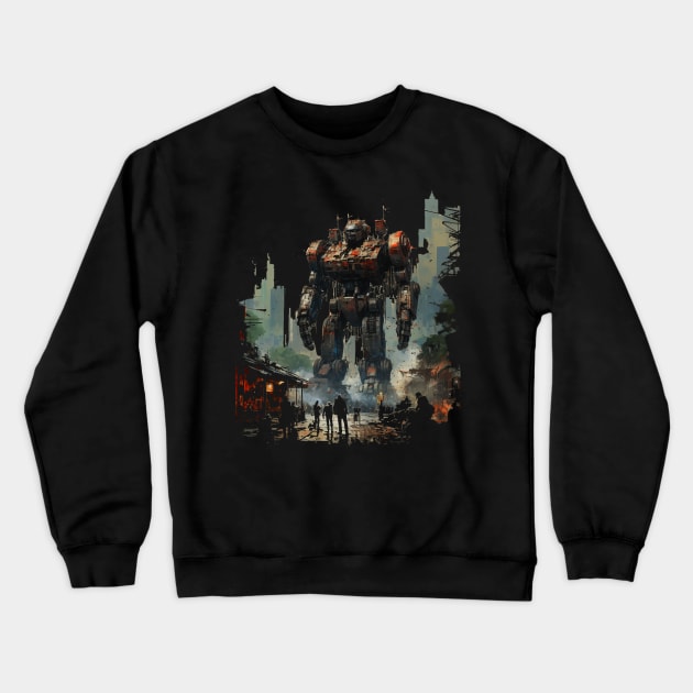 Guardians of the City Crewneck Sweatshirt by apsi